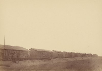 Landscape with Warehouses by Théodule Devéria